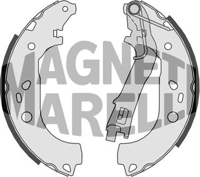 Magneti Marelli 360219198321 - Тормозные башмаки, барабанные autospares.lv