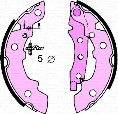 Magneti Marelli 360219192003 - Тормозные башмаки, барабанные autospares.lv