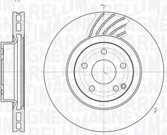 Magneti Marelli 361302040496 - Тормозной диск autospares.lv