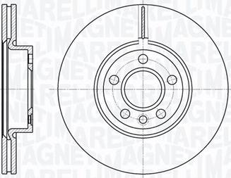 Magneti Marelli 361302040490 - Тормозной диск autospares.lv