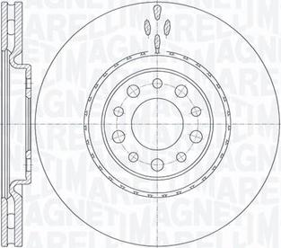 Magneti Marelli 361302040446 - Тормозной диск autospares.lv