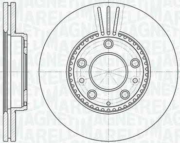 Magneti Marelli 361302040440 - Тормозной диск autospares.lv