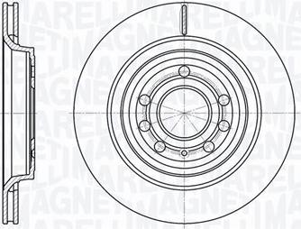 Magneti Marelli 361302040456 - Тормозной диск autospares.lv