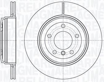 Magneti Marelli 361302040450 - Тормозной диск autospares.lv