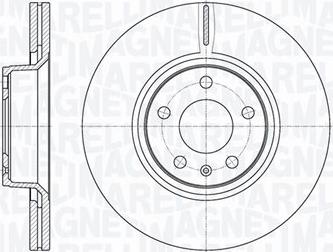 Magneti Marelli 361302040460 - Тормозной диск autospares.lv