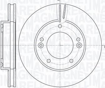 Magneti Marelli 361302040462 - Тормозной диск autospares.lv