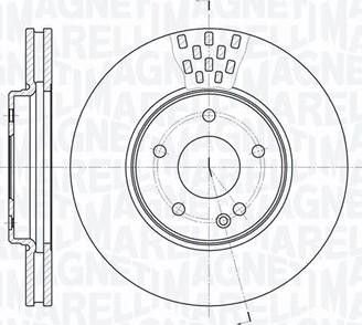 Magneti Marelli 361302040404 - Тормозной диск autospares.lv