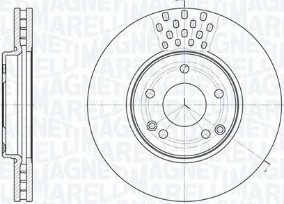 Magneti Marelli 361302040406 - Тормозной диск autospares.lv