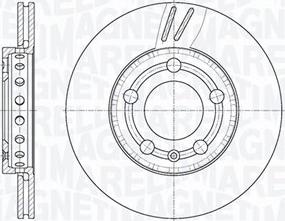 Magneti Marelli 361302040408 - Тормозной диск autospares.lv