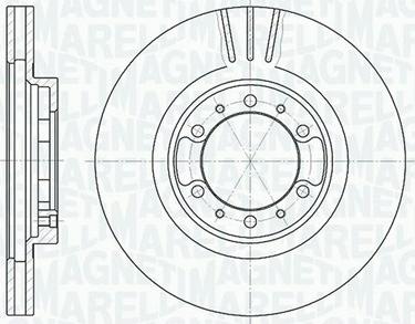 Magneti Marelli 361302040402 - Тормозной диск autospares.lv