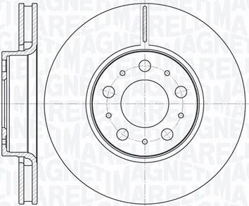 Magneti Marelli 361302040410 - Тормозной диск autospares.lv