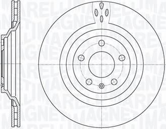 Magneti Marelli 361302040418 - Тормозной диск autospares.lv