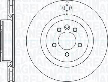 Magneti Marelli 361302040430 - Тормозной диск autospares.lv