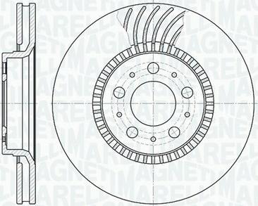 Magneti Marelli 361302040438 - Тормозной диск autospares.lv