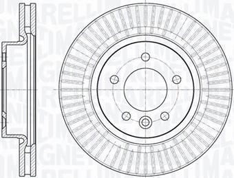 Magneti Marelli 361302040424 - Тормозной диск autospares.lv