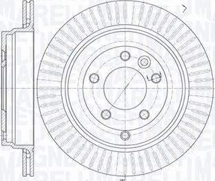 Magneti Marelli 361302040426 - Тормозной диск autospares.lv