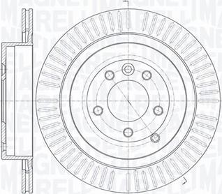 Magneti Marelli 361302040428 - Тормозной диск autospares.lv