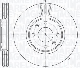 Magneti Marelli 361302040472 - Тормозной диск autospares.lv