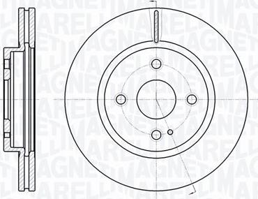 Magneti Marelli 361302040592 - Тормозной диск autospares.lv