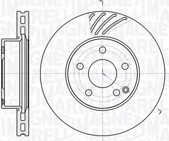 Magneti Marelli 361302040558 - Тормозной диск autospares.lv