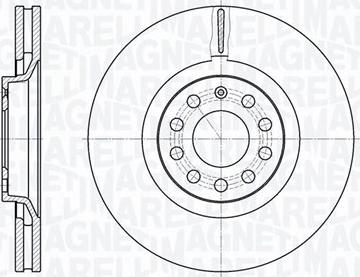 Magneti Marelli 361302040552 - Тормозной диск autospares.lv