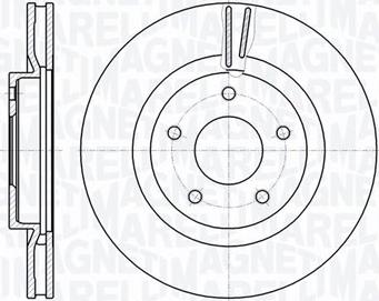 Magneti Marelli 361302040564 - Тормозной диск autospares.lv