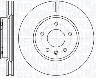 Magneti Marelli 361302040560 - Тормозной диск autospares.lv