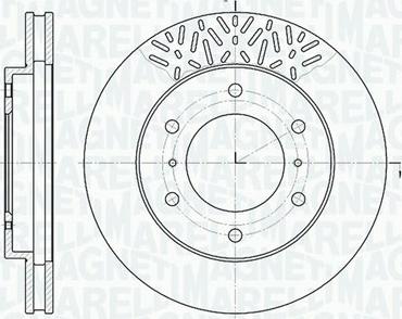 Magneti Marelli 361302040506 - Тормозной диск autospares.lv