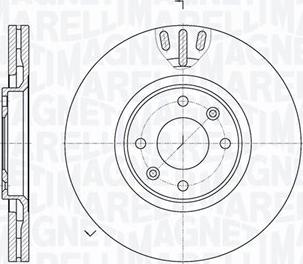 Magneti Marelli 361302040502 - Тормозной диск autospares.lv