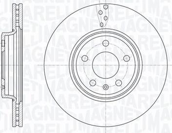 Magneti Marelli 361302040580 - Тормозной диск autospares.lv