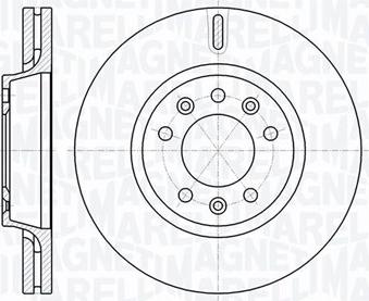 Magneti Marelli 361302040526 - Тормозной диск autospares.lv