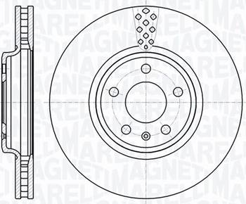 Magneti Marelli 361302040576 - Тормозной диск autospares.lv