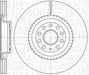 Magneti Marelli 361302040697 - Тормозной диск autospares.lv