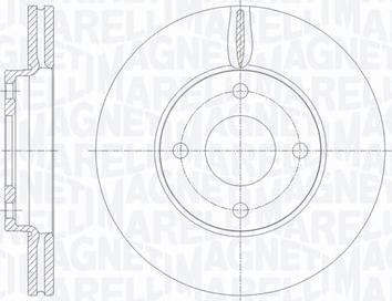 Magneti Marelli 361302040658 - Тормозной диск autospares.lv