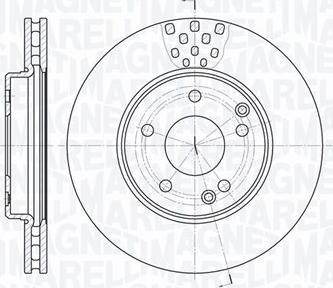 Magneti Marelli 361302040652 - Тормозной диск autospares.lv