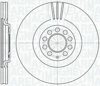 Magneti Marelli 361302040660 - Тормозной диск autospares.lv