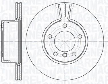 Magneti Marelli 361302040662 - Тормозной диск autospares.lv