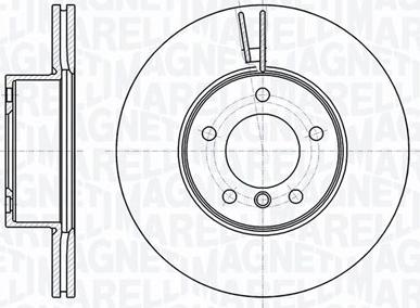 Magneti Marelli 361302040600 - Тормозной диск autospares.lv