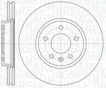 Magneti Marelli 361302040610 - Тормозной диск autospares.lv