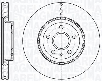 Magneti Marelli 361302040612 - Тормозной диск autospares.lv