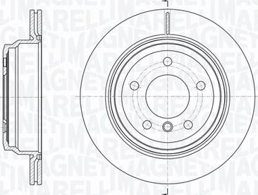 Magneti Marelli 361302040686 - Тормозной диск autospares.lv