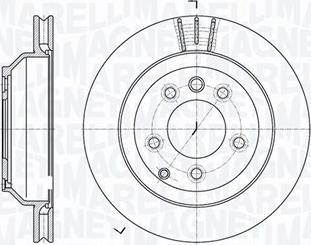 Magneti Marelli 361302040681 - Тормозной диск autospares.lv