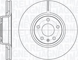 Magneti Marelli 361302040687 - Тормозной диск autospares.lv