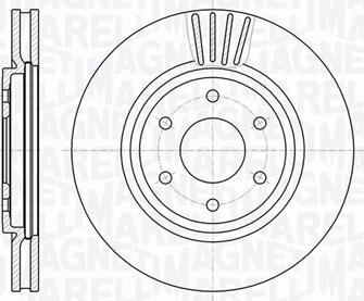 Magneti Marelli 361302040620 - Тормозной диск autospares.lv