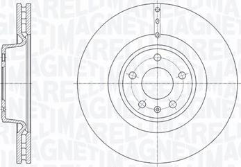 Magneti Marelli 361302040670 - Тормозной диск autospares.lv