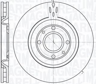 Magneti Marelli 361302040673 - Тормозной диск autospares.lv