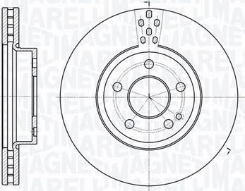 Magneti Marelli 361302040196 - Тормозной диск autospares.lv