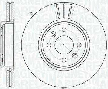 Magneti Marelli 361302040198 - Тормозной диск autospares.lv