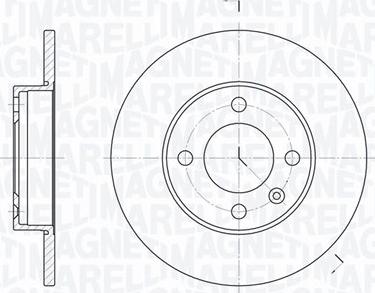 Magneti Marelli 361302040197 - Тормозной диск autospares.lv