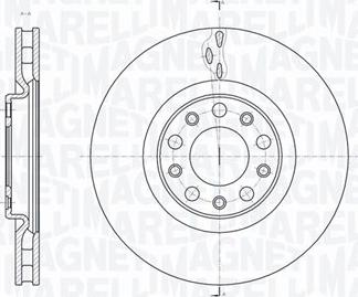 Magneti Marelli 361302040144 - Тормозной диск autospares.lv